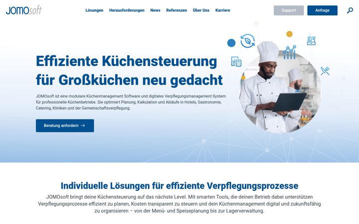 Screenshot of jomosoft.de
