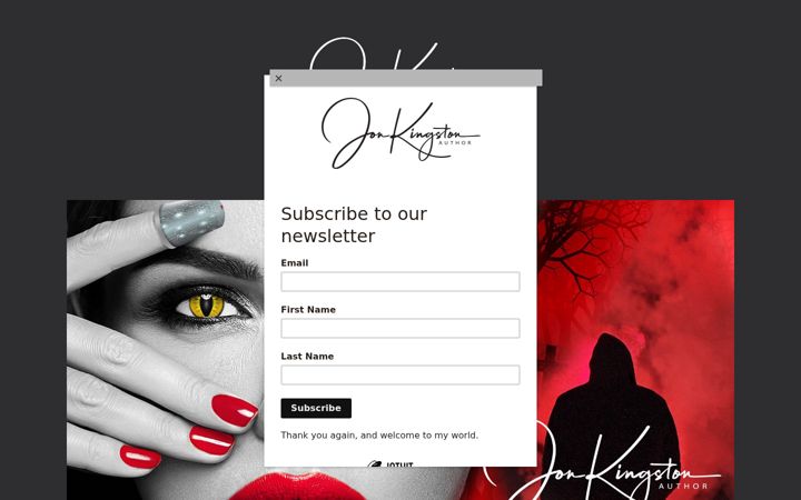 Screenshot of jon-kingston.com