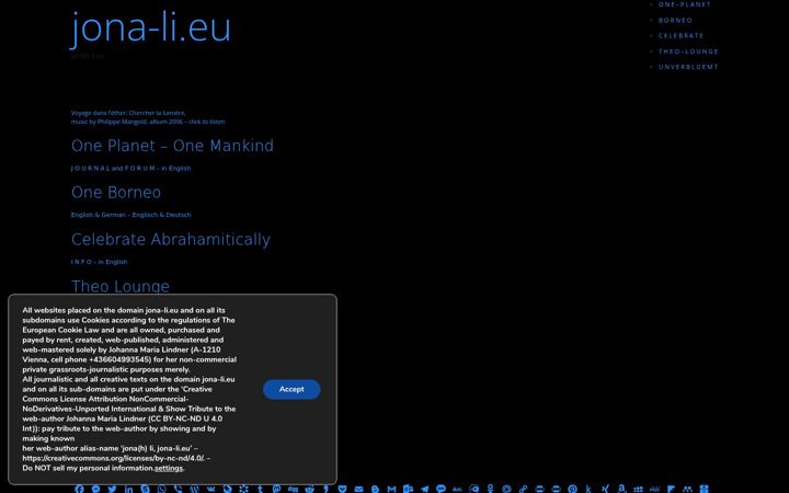 Screenshot of jona-li.eu