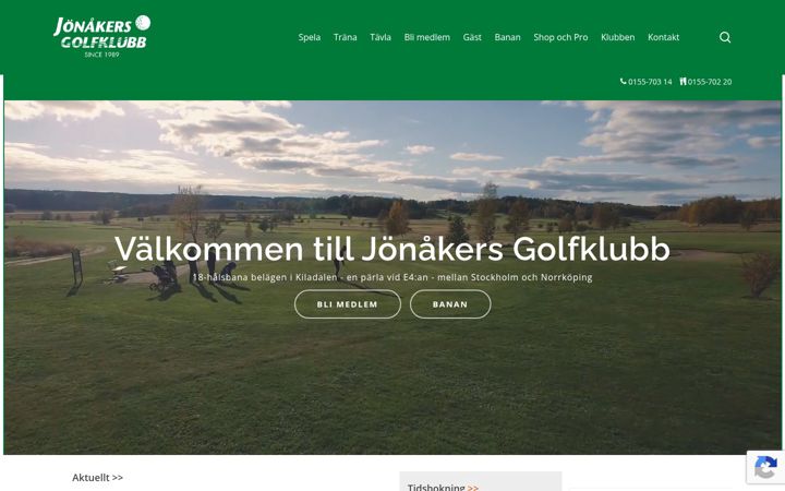 Screenshot of jonakersgk.se