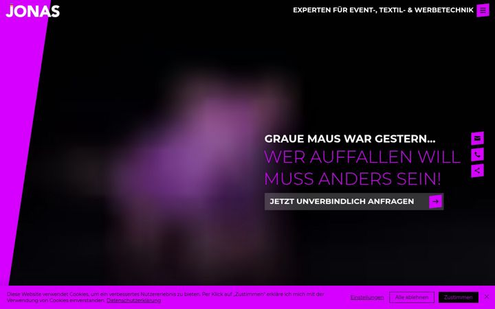 Screenshot of jonas-druck.de