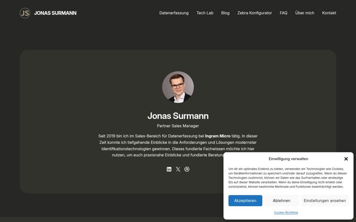 Screenshot of jonas-surmann.de