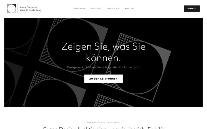 Screenshot of jonasgerhardt.com