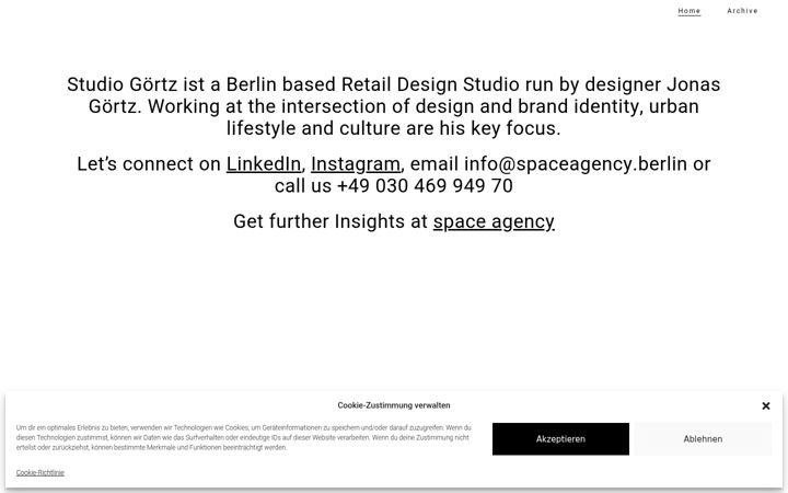 Screenshot of jonasgoertz.de