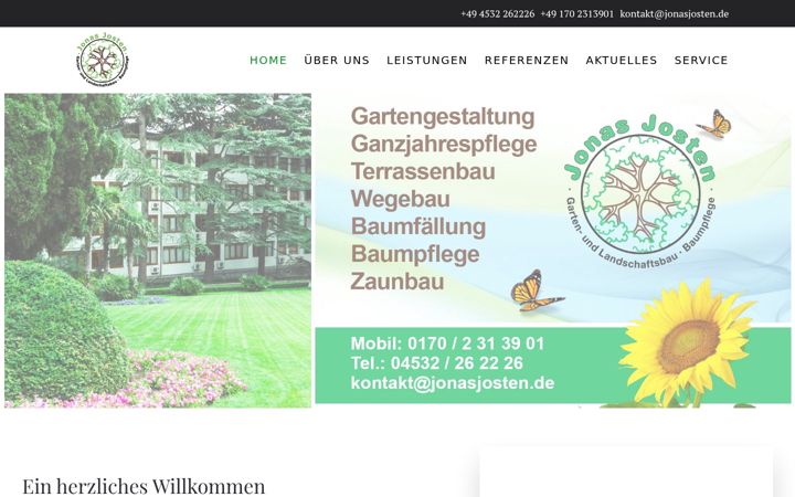 Screenshot of jonasjosten.de