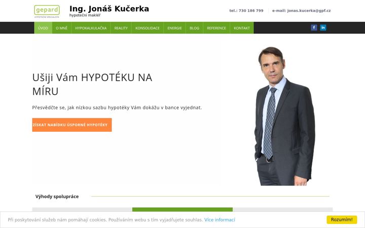 Screenshot of jonaskucerka.cz