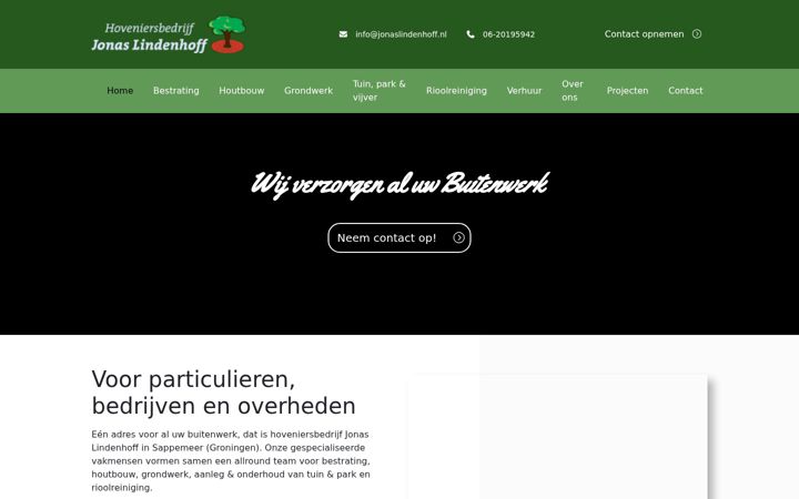 Screenshot of jonaslindenhoff.nl