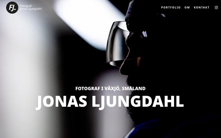 Screenshot of jonasljungdahl.com