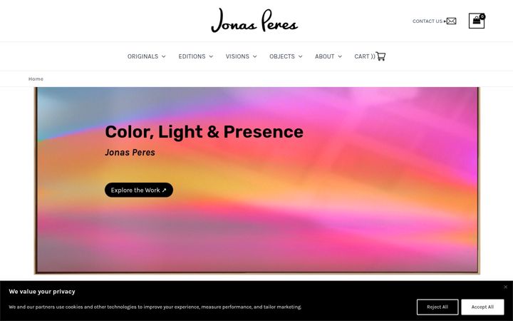 Screenshot of jonasperes.co