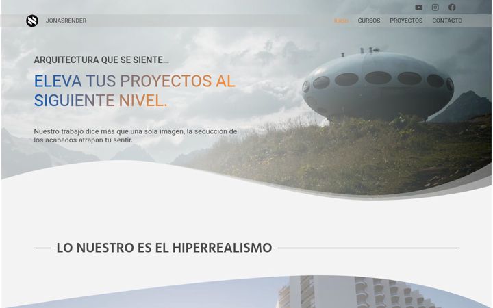 Screenshot of jonasrender.com