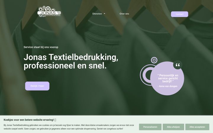 Screenshot of jonastextielbedrukking.nl