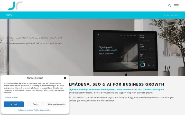 Screenshot of jonatanrosales.com