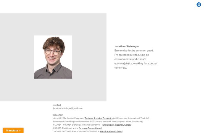 Screenshot of jonathan-steininger.at