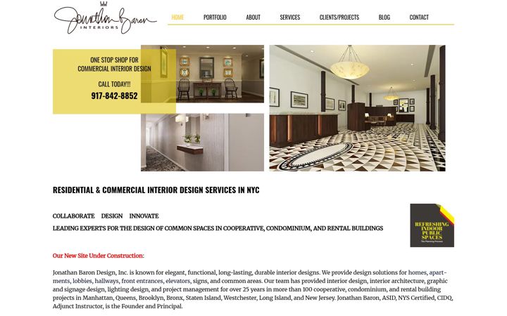 Screenshot of jonathanbaron.com