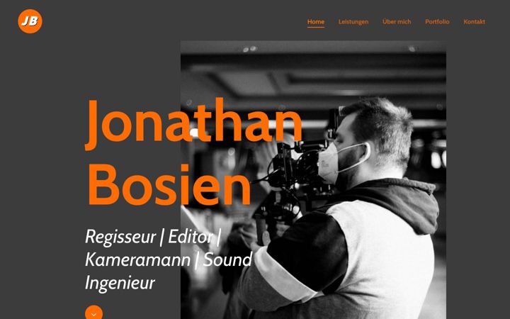 Screenshot of jonathanbosien.de