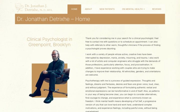 Screenshot of jonathandetrixhe.com