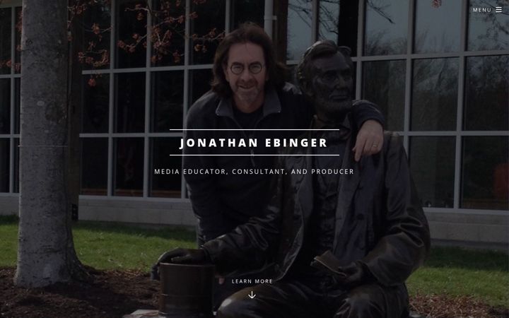 Screenshot of jonathanebinger.com