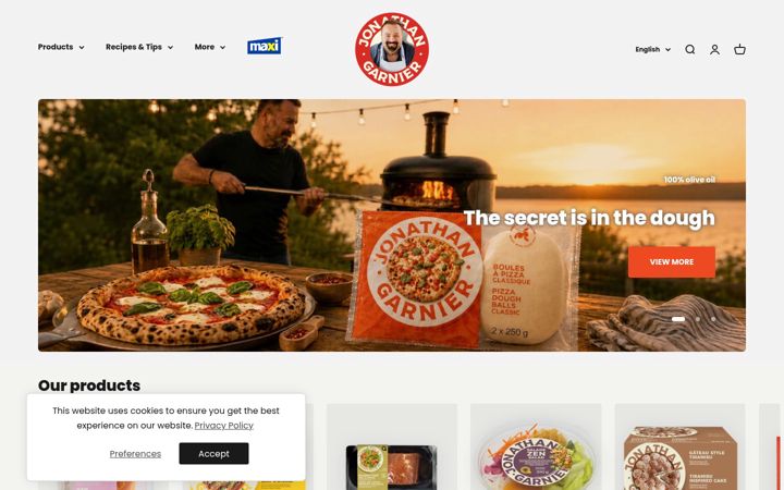 Screenshot of jonathangarnier.com