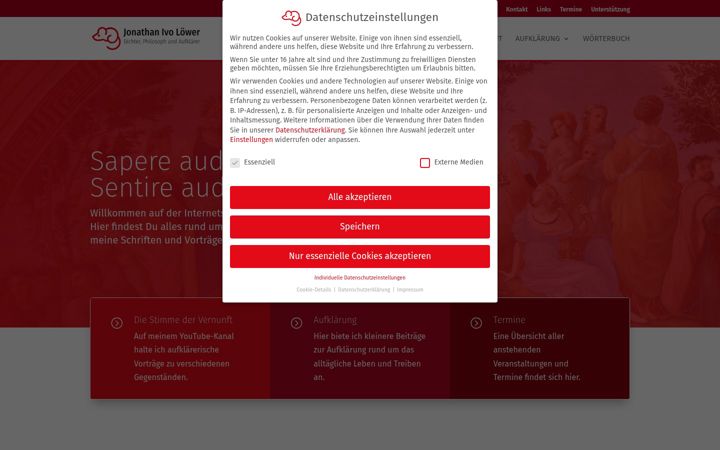 Screenshot of jonathanivoloewer.de