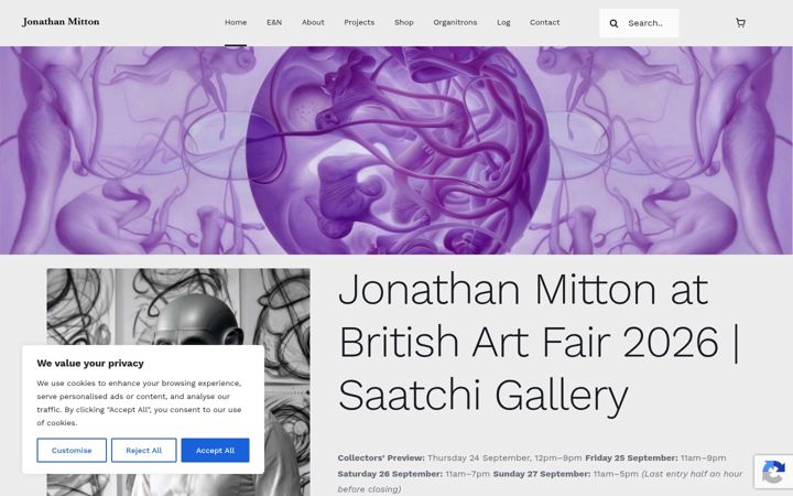 Screenshot of jonathanmitton.com
