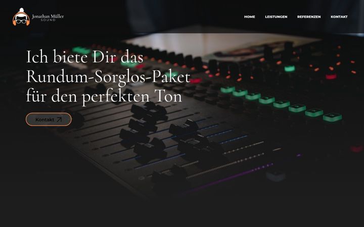 Screenshot of jonathanmueller-sound.com