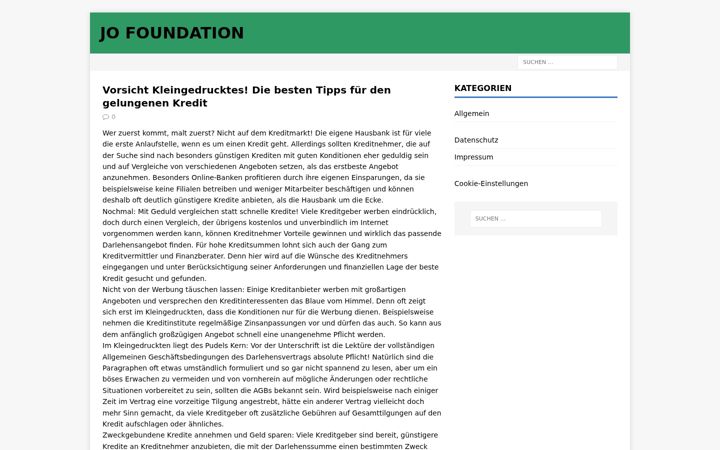 Screenshot of jonathanogdenfoundation.org