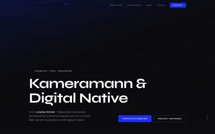 Screenshot of jonathanschmid.at