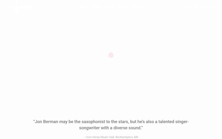Screenshot of jonbermanmusic.com