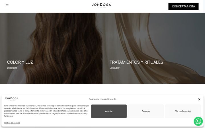 Screenshot of jondoga.com