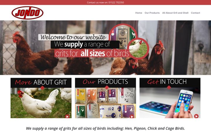 Screenshot of jondogrit.com