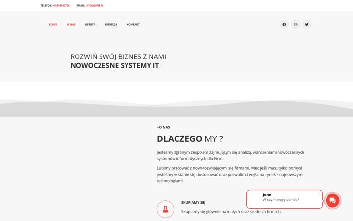 Screenshot of jone.pl