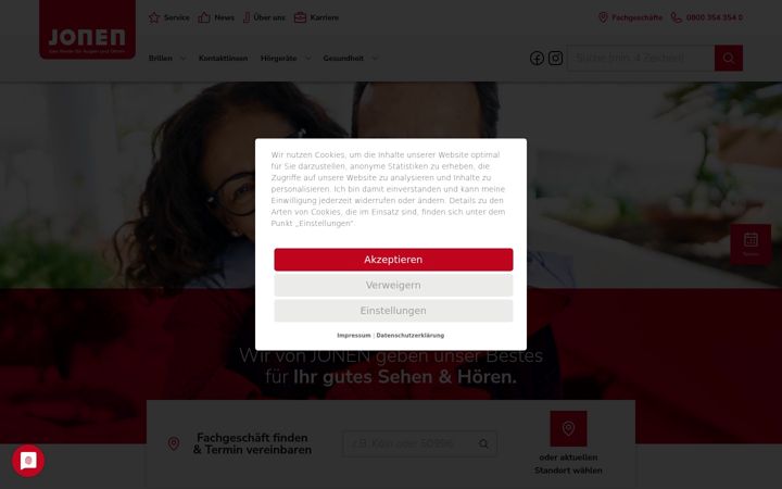 Screenshot of jonen.de