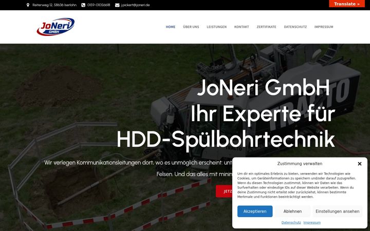 Screenshot of joneri.de