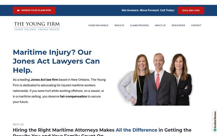 Screenshot of jonesactlaw.com
