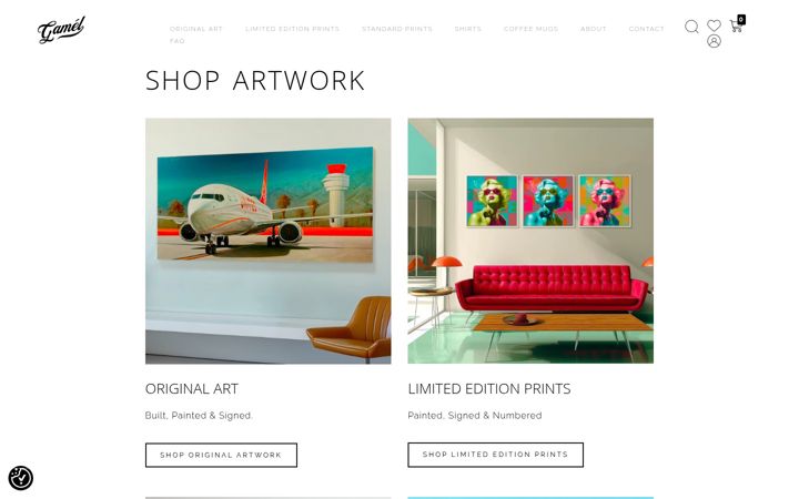 Screenshot of jongamelart.com
