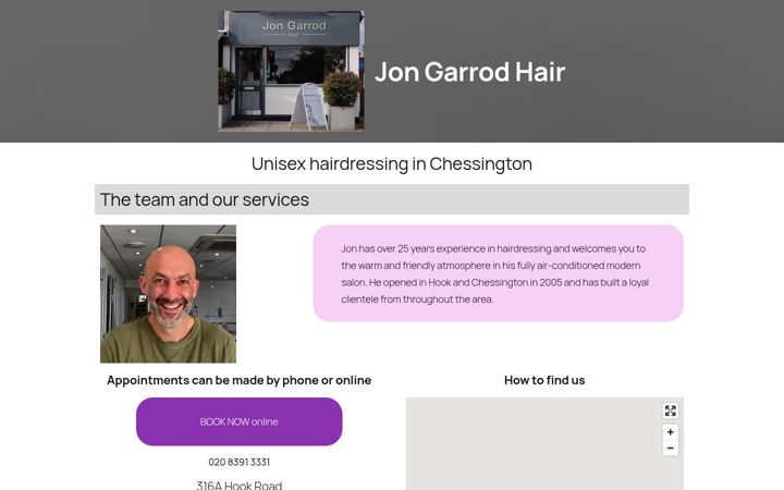 Screenshot of jongarrod.com