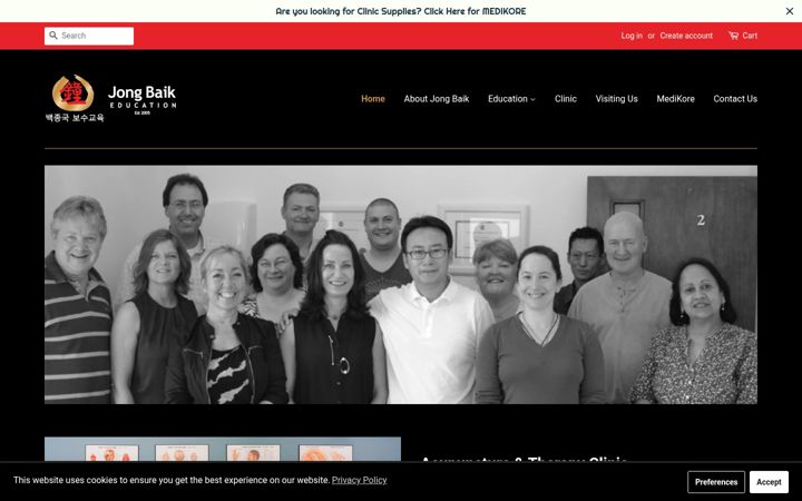 Screenshot of jongbaik.co.uk