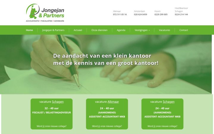 Screenshot of jongejanenpartners.nl