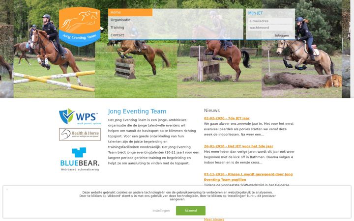 Screenshot of jongeventingteam.nl