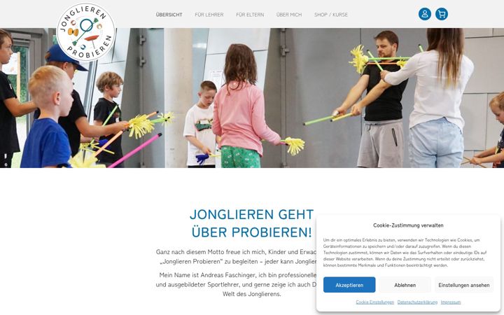 Screenshot of jonglieren-probieren.at