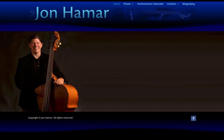 Screenshot of jonhamar.com