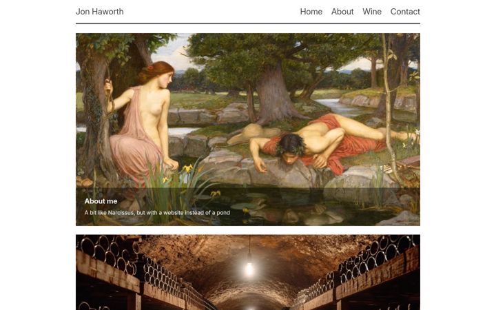Screenshot of jonhaworth.com