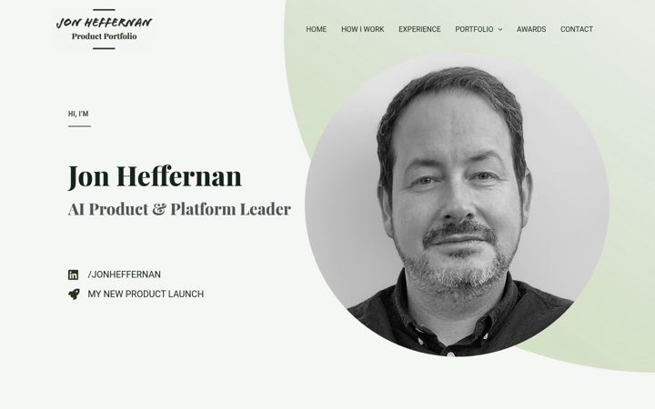 Screenshot of jonheffernan.com