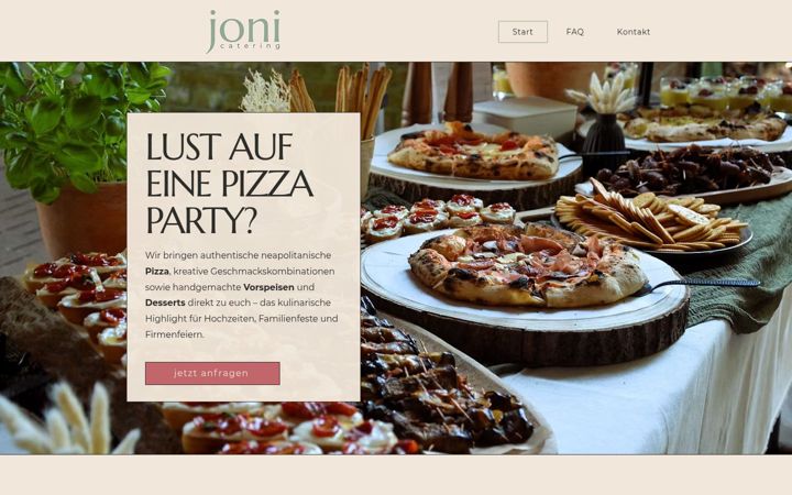 Screenshot of joni-catering.de
