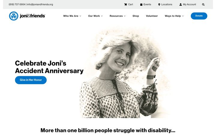 Screenshot of joniandfriends.org