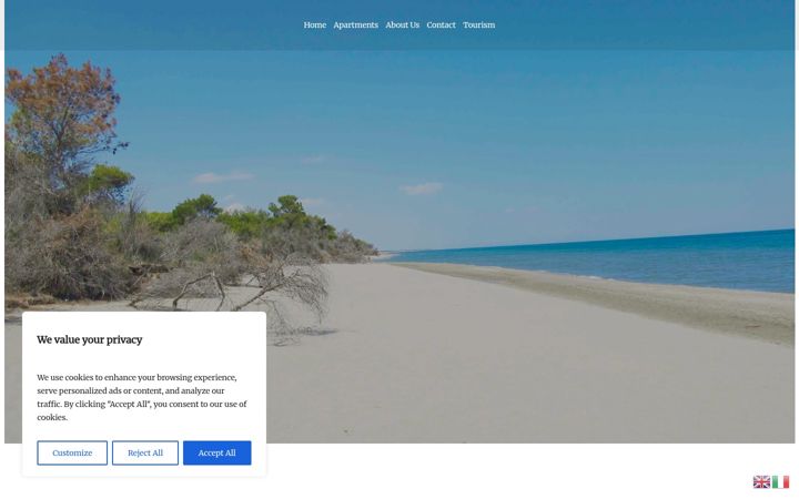 Screenshot of jonicoguesthouse.com