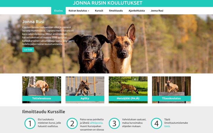 Screenshot of jonnarusi.fi