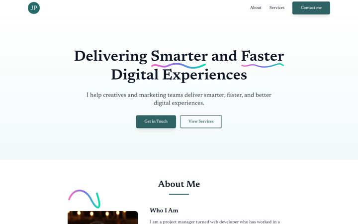 Screenshot of jonpekkarinen.com