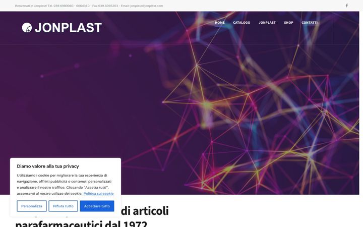 Screenshot of jonplast.com