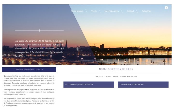 Screenshot of jonqueres-immobilier.fr